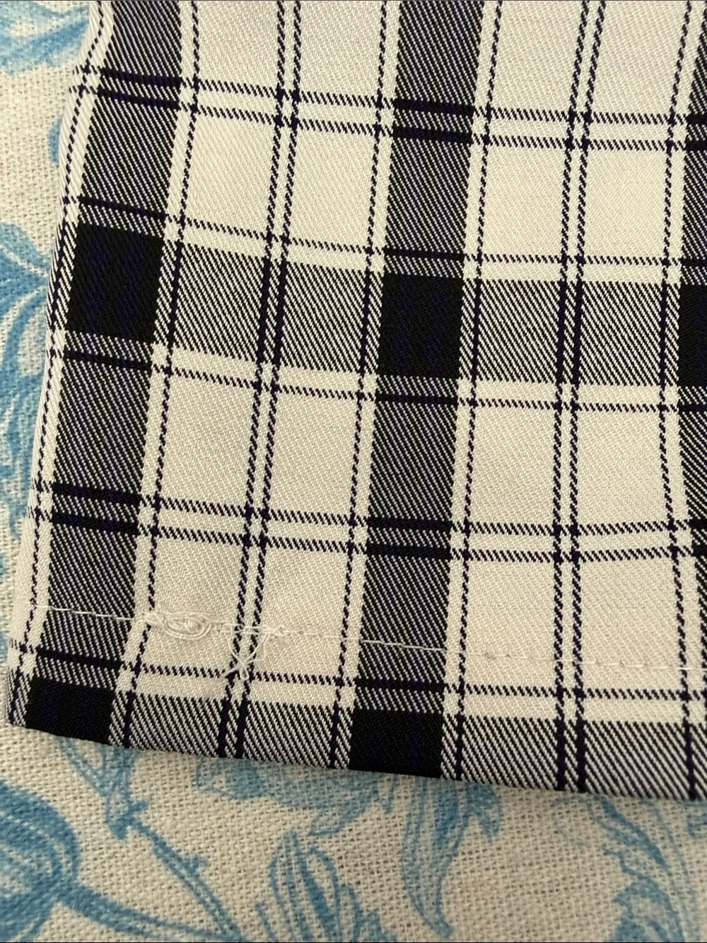 Princess Polly Plaid Checkered Pants Side Zipper Size 6